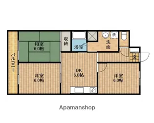 アーバンシティ【203号室】の間取り