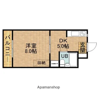 パークサイドⅡ【2階】の間取り
