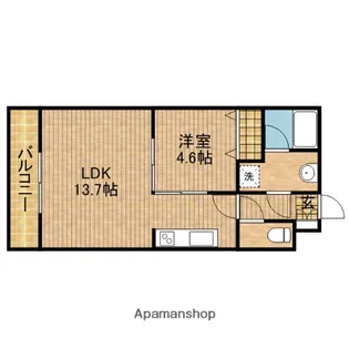 アイリスⅡ【2階】の間取り
