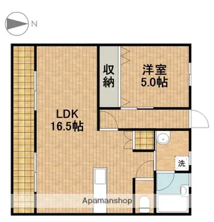 メゾン上岡田B【2階】の間取り