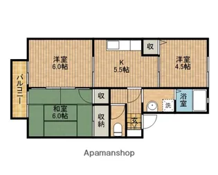 ランセN【2階】の間取り