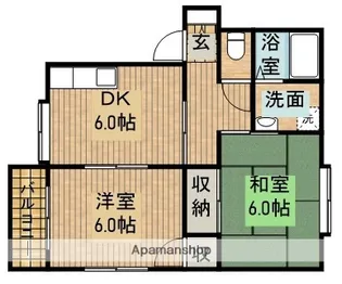 プレパルク【2階】の間取り