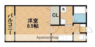 カーサコリーナ【207号室】の間取り