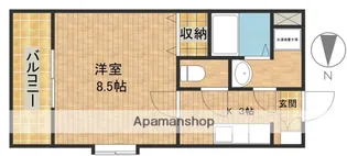 ヴェルデ和合【1階】の間取り