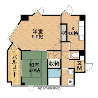 ツインコート寺島【4階】の間取り