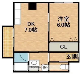 リ・ポーズ21【7階】の間取り