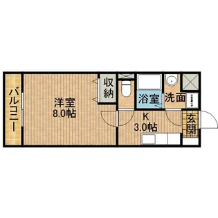 サンフィールド【2階】の間取り