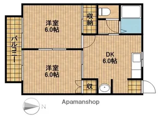 NOBLE RESIDENCE【1階】の間取り