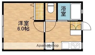 リバーイースト【1階】の間取り