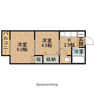 ニューポート【2階】の間取り