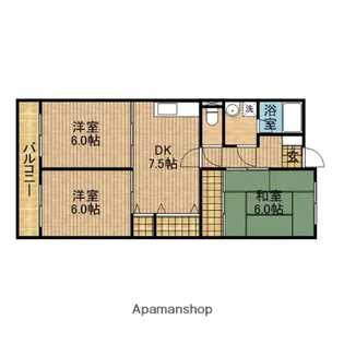LIMPIAUSHIO【3階】の間取り