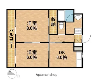 SUNNYMANSIONⅡ【1階】の間取り