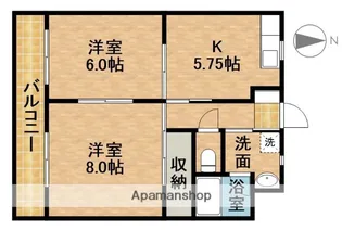 センチュリー21【101号室】の間取り