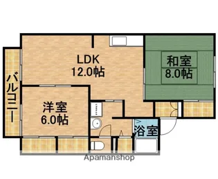 セジュールつばき【1階】の間取り