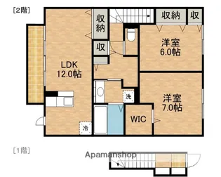 ソンテビアン【2階】の間取り