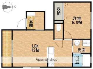 グランツ【1階】の間取り