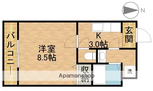 CHATEAU RAFFINE【2階】の間取り