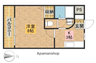 T−SQUARE【315号室】の間取り