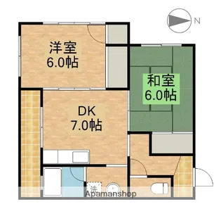 サンライト高橋【1階】の間取り