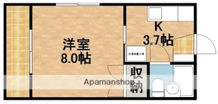 桂コーポ【101号室】の間取り