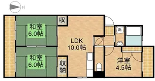 パレスセルシオⅡ【1階】の間取り