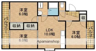 グリーンレジデンス【2階】の間取り