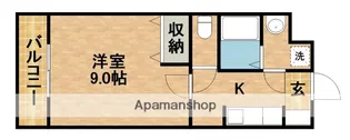 CYNTHIA山下【4階】の間取り
