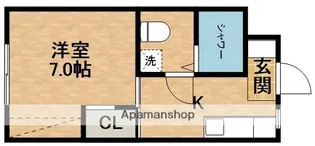アビタ美吉Ⅲ【3階】の間取り