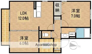 フルール【1階】の間取り