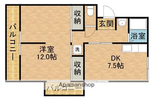 コーポ伊藤【3階】の間取り