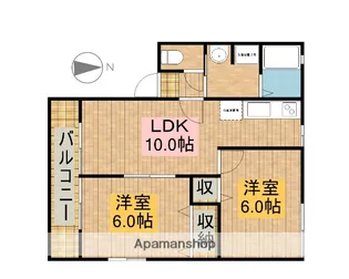 キアーロⅠ【1階】の間取り