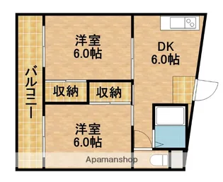 Vタウン【4階】の間取り