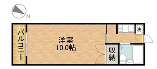 マンションKM−1【2階】の間取り