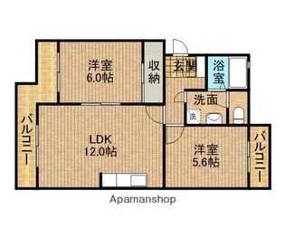 キャッスルトキオⅠ【1階】の間取り