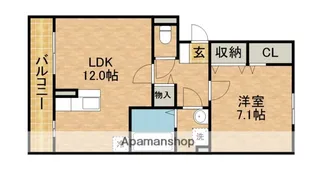 グランドソレイユ【3階】の間取り