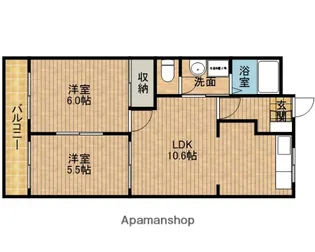 グランシャリオ【1階】の間取り