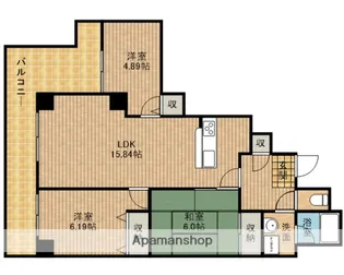 エンブル・シティ焼津【7階】の間取り
