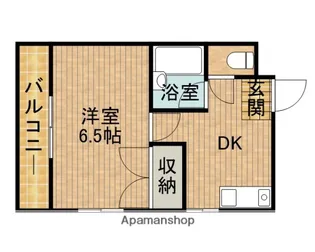 アーバンコート藤枝駅前【401号室】の間取り