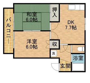 メゾン青葉台Ⅴ【3階】の間取り