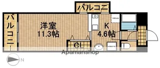 グランメール21【5A号室】の間取り
