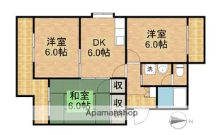 GRAND PAPA【301号室】の間取り