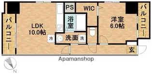 アミューズ千歳【5階】の間取り