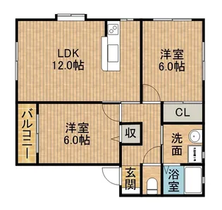 コーポエグゼ【2階】の間取り