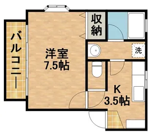 ラ・プリマヴェール【1階】の間取り