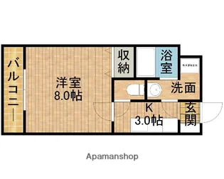 フレアビテ【3階】の間取り