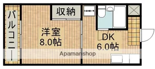マンションルビナス【2階】の間取り