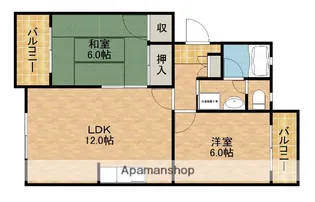 ユートピア四季【3階】の間取り