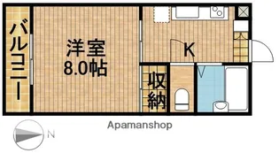 コスモス24【105号室】の間取り