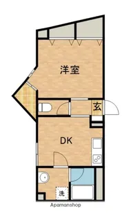 スマイルパークトダビル【4階】の間取り