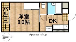 グローリアル S【1階】の間取り